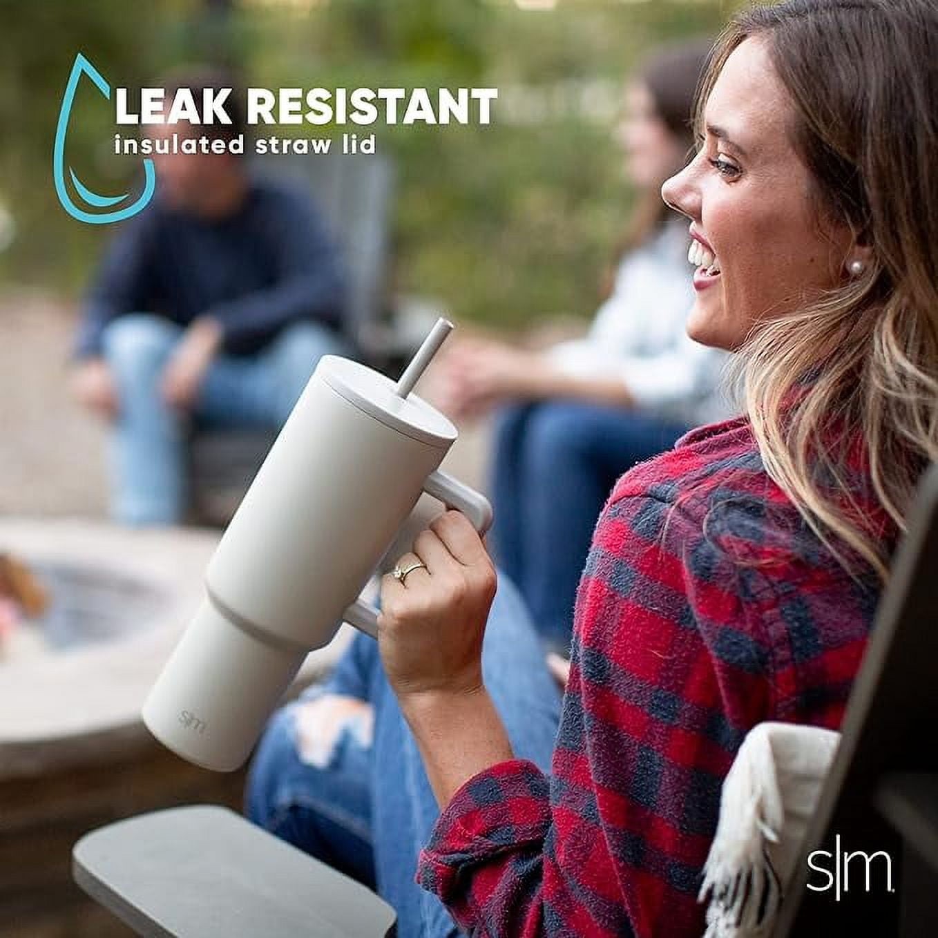 Simple Modern 40 fl oz Insulated Stainless Steel Trek Tumbler with Straw Lid | 80s Mix - DWV8