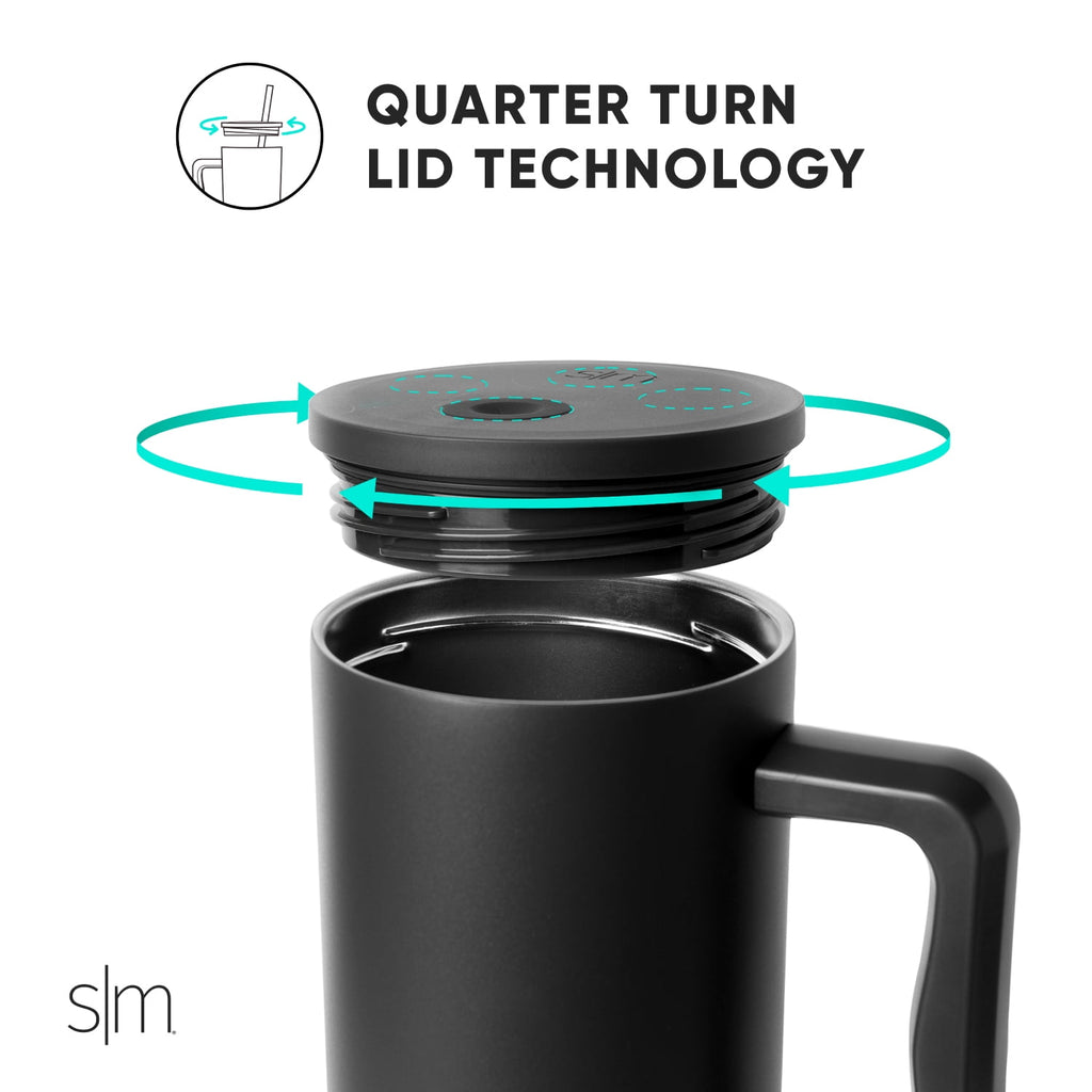 Simple Modern 40 fl oz Insulated Stainless Steel Trek Tumbler with Straw Lid | 80s Mix - DWV8