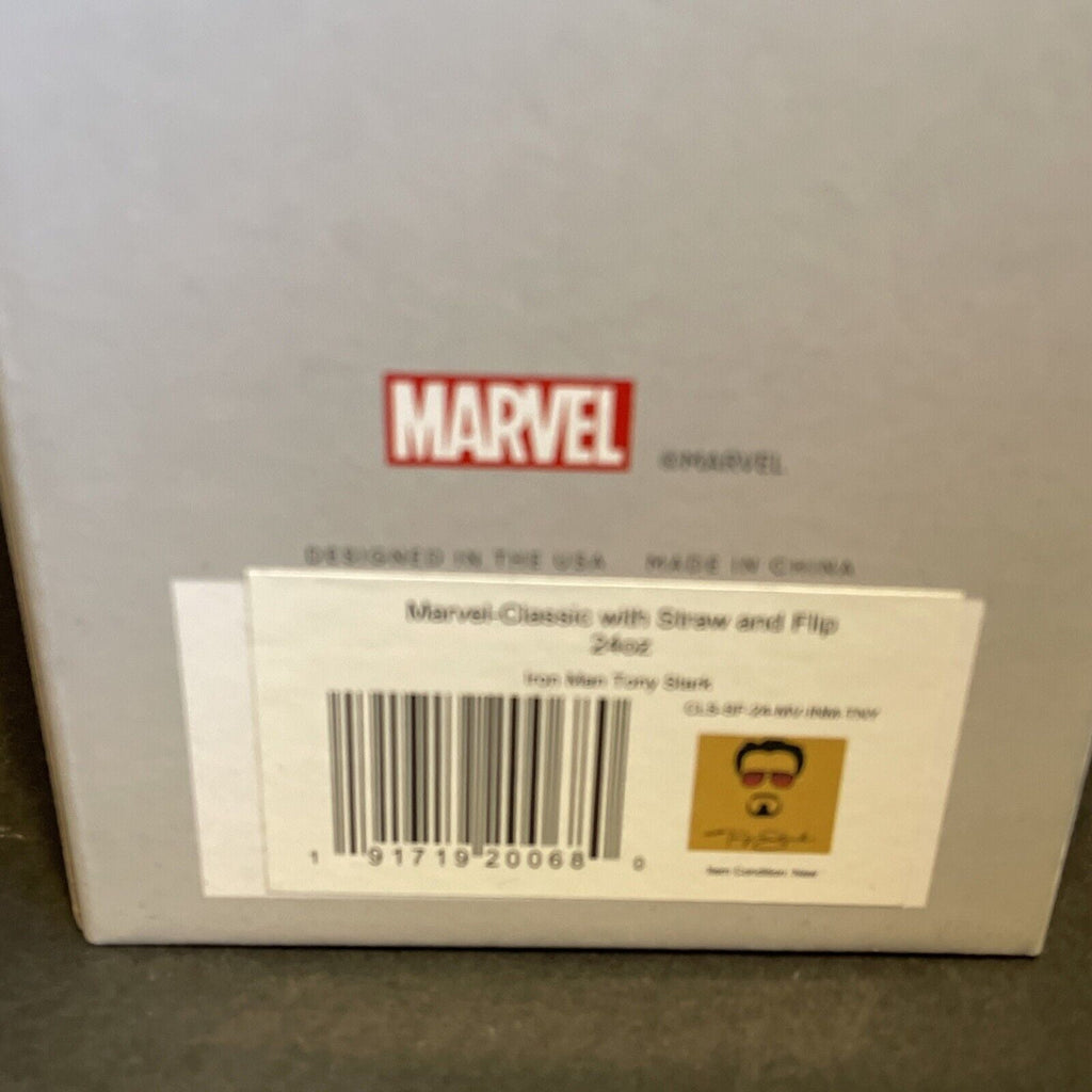 Simple Modern Insulated Iron Man Tony 24oz  Tumbler W/Flip Lid and Straw Lid - FNL9