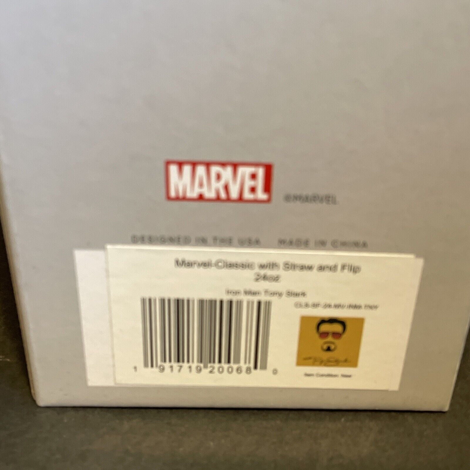 Simple Modern Insulated Iron Man Tony 24oz  Tumbler W/Flip Lid and Straw Lid - FNL9
