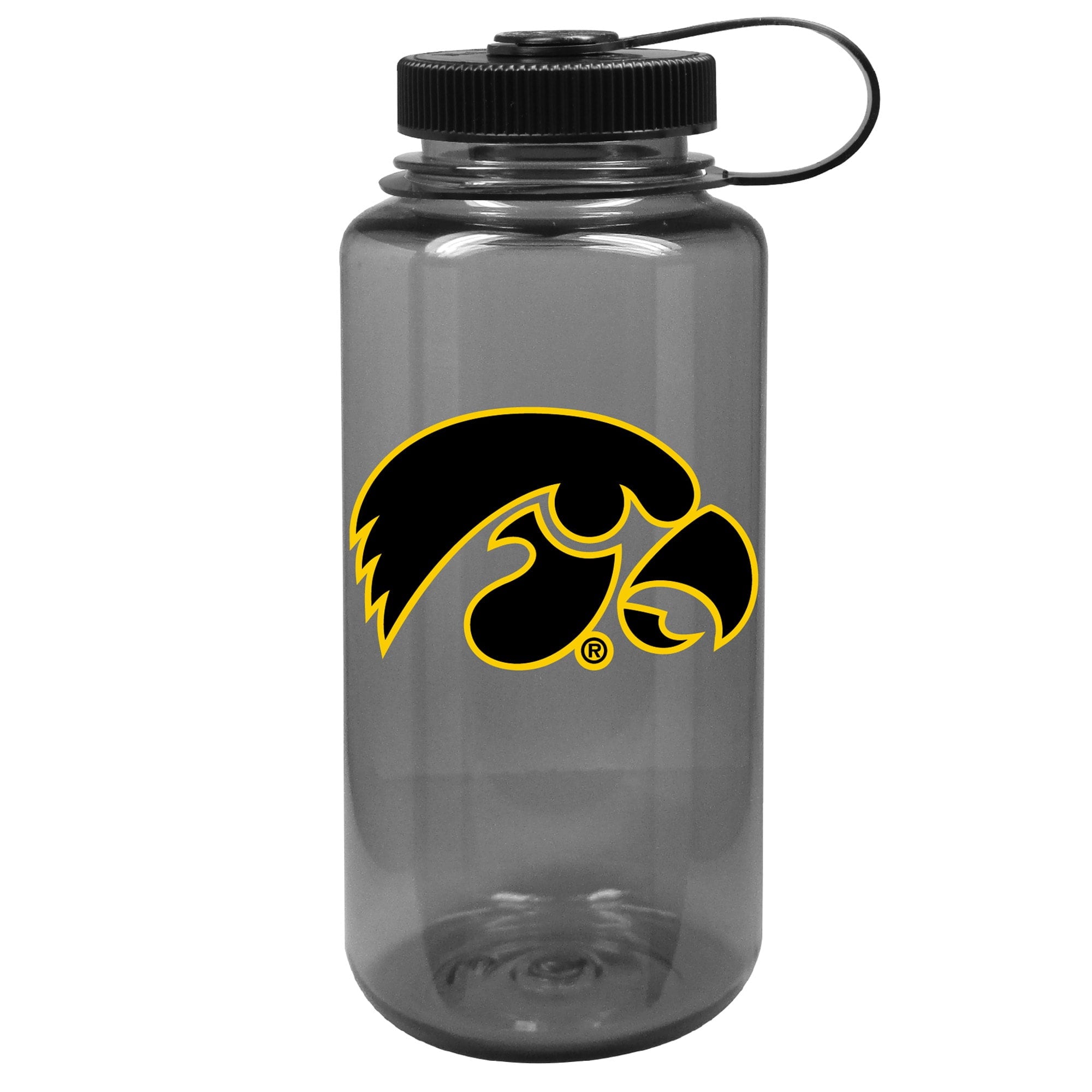 Black Iowa Hawkeyes 32oz. Nalgene Sustainable Wide Mouth Water Bottle - SWTG