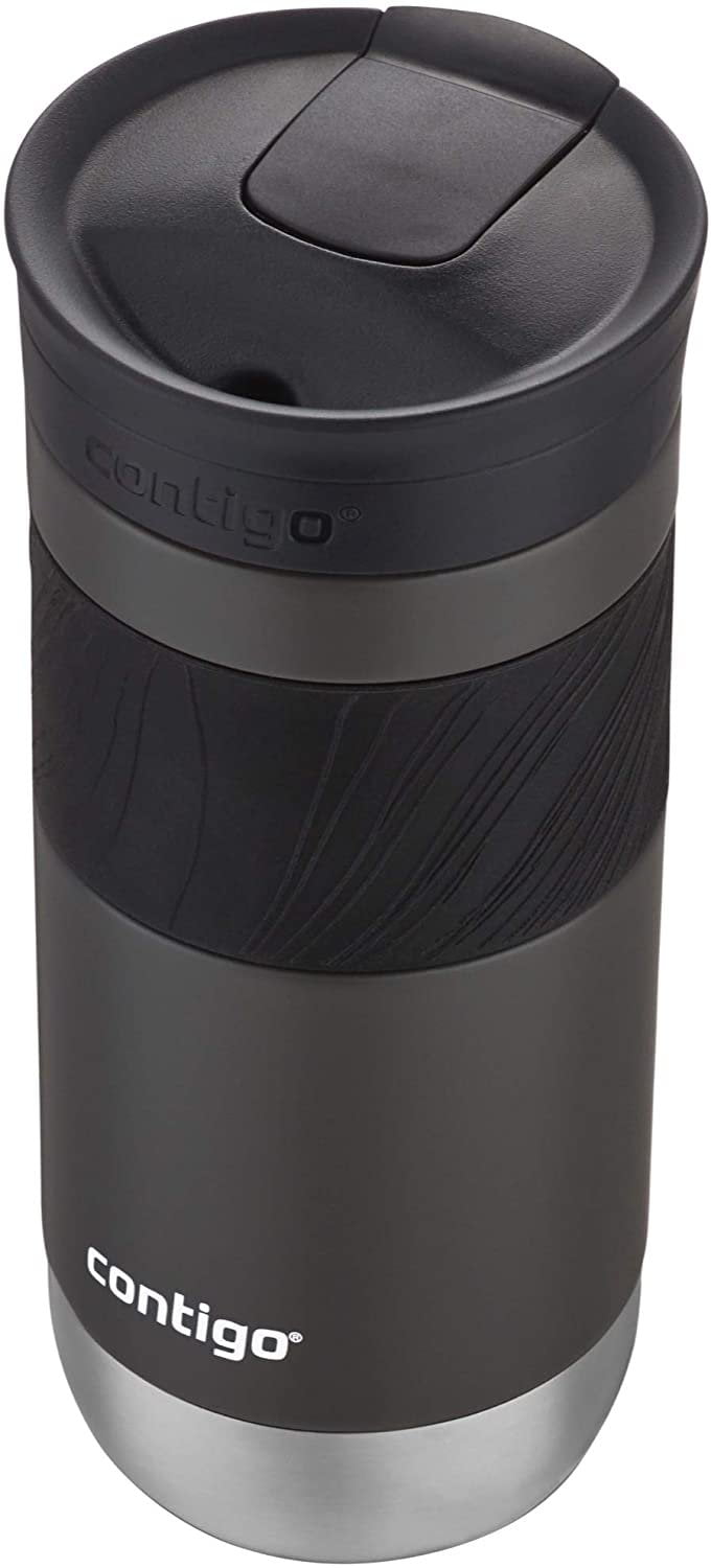 Contigo Byron 2.0 Stainless Steel Travel Mug with SNAPSEAL Lid and Grip, 20 oz, Sake &amp; Blue Corn, 2-Pack - AAEO