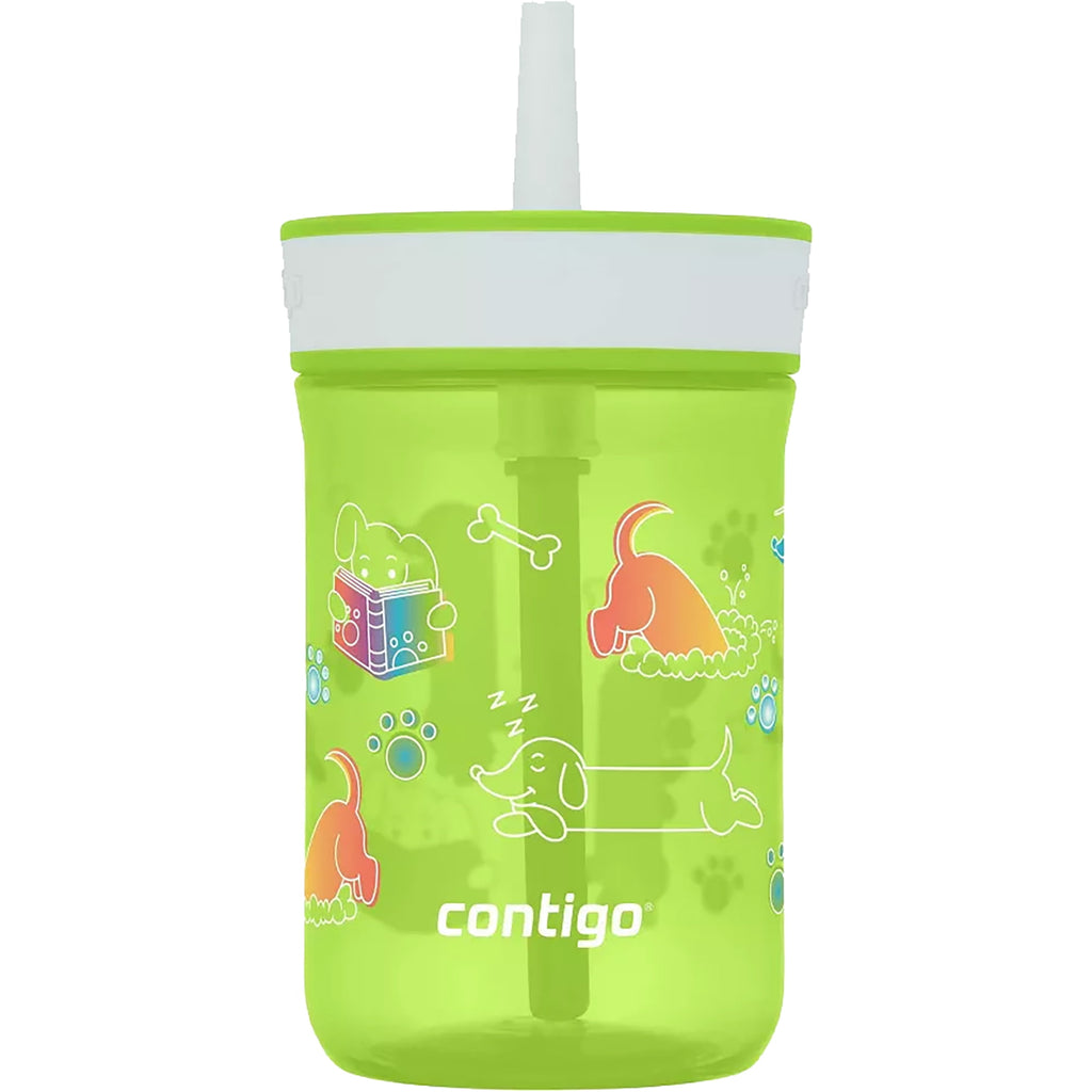 Contigo Kid's 14 oz. Leighton Tumbler with Straw - Juniper/Blue Forest - H6YD