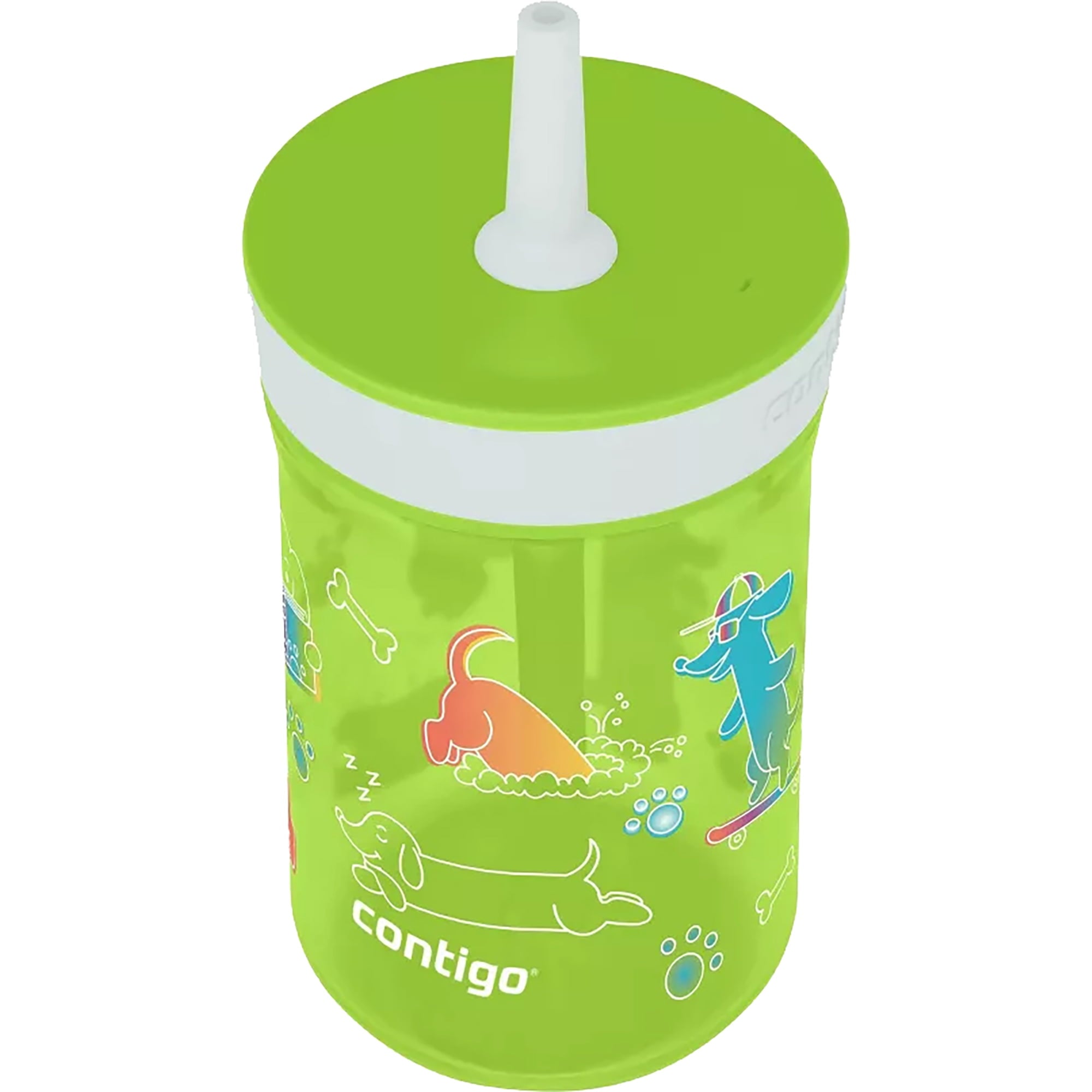 Contigo Kid's 14 oz. Leighton Tumbler with Straw - Juniper/Blue Forest - H6YD