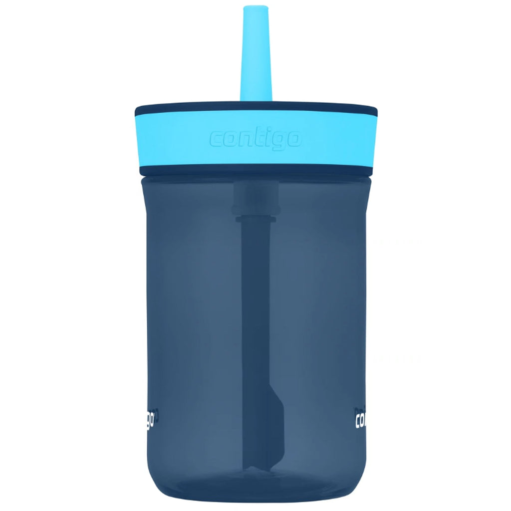 Contigo Kid's 14 oz. Leighton Tumbler with Straw - Juniper/Blue Forest - H6YD