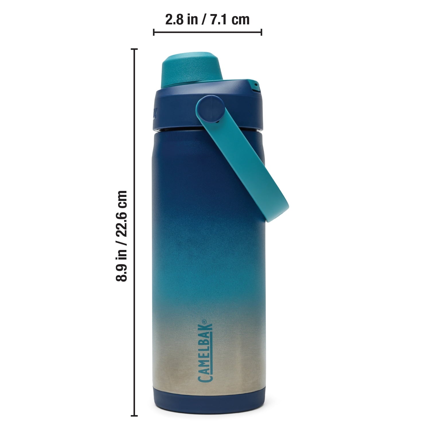 Camelbak Thrive Chug 16oz Stainless Bottle, Blue Haze - OCLO