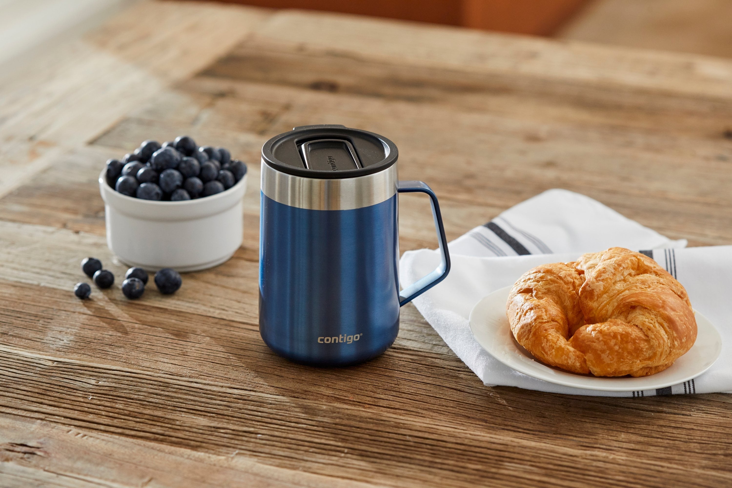 Contigo 14 oz. Streeterville Stainless Steel Mug - Blue Corn - QEXW