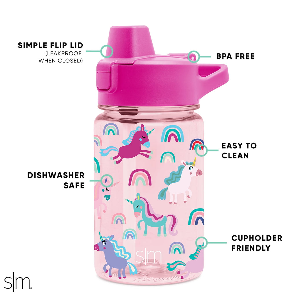 Simple Modern 12 fl oz Reusable Tritan Summit Water Bottle with Silicone Straw Lid | Birthday Cake - ZLL8