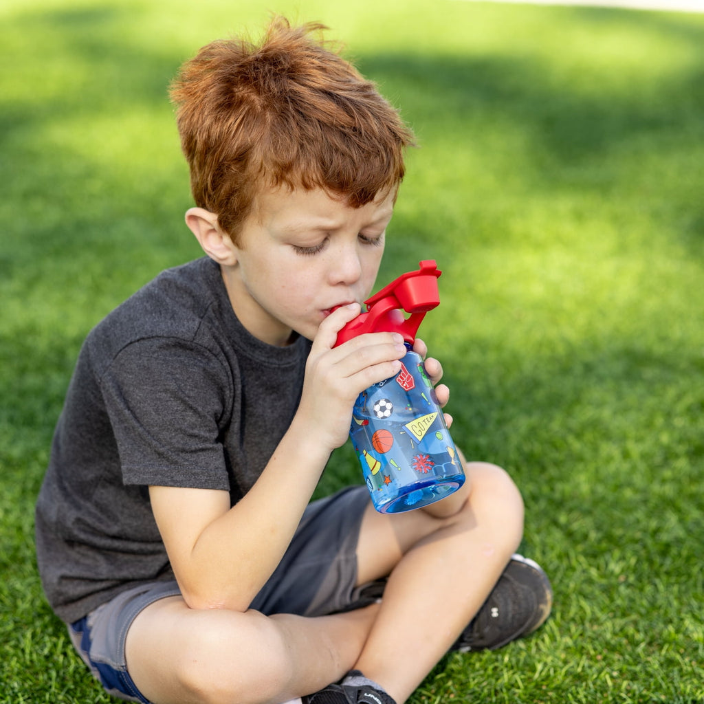 Simple Modern 12 fl oz Reusable Tritan Summit Water Bottle with Silicone Straw Lid | Birthday Cake - ZLL8