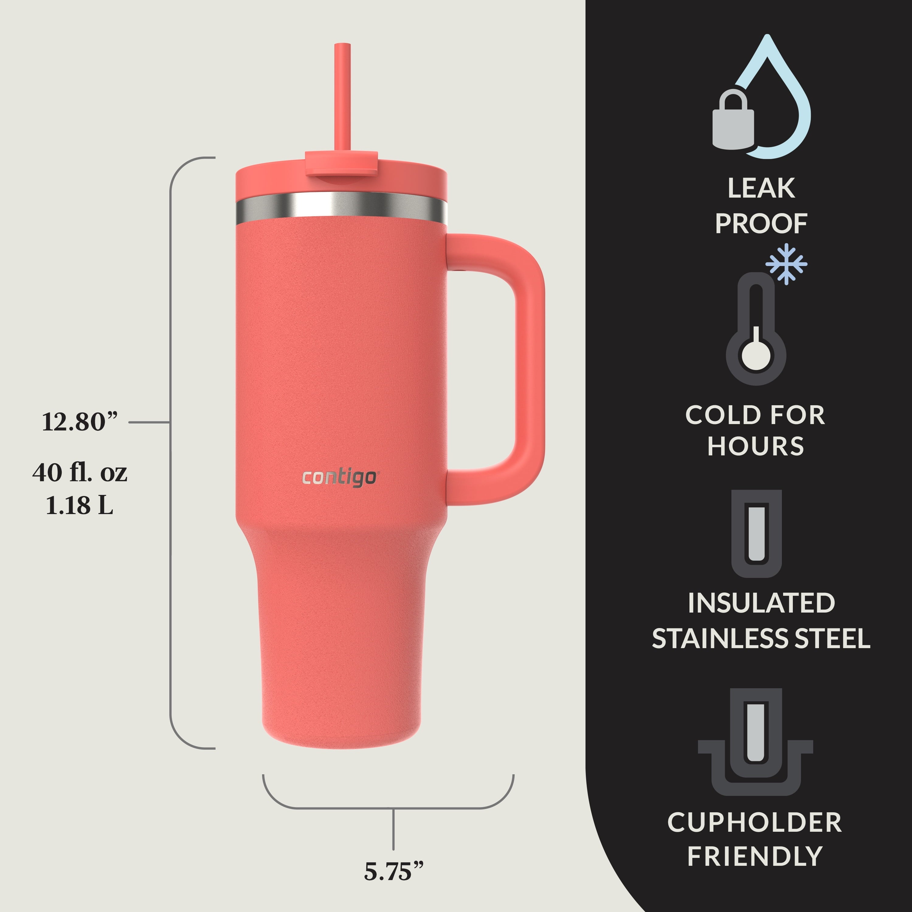 Contigo Streeterville Tumbler 40oz Inky Cap - M38Q