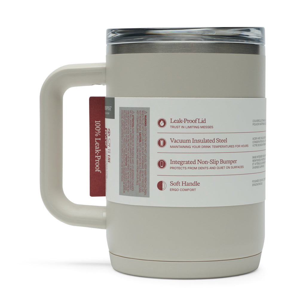 CamelBak Thrive 16oz Stainless Steel Leak-Proof Mug, Stone - EBNH