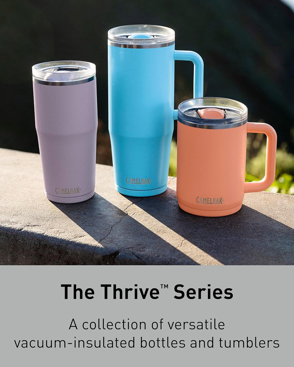 CamelBak Thrive 16oz Stainless Steel Leak-Proof Mug, Stone - EBNH