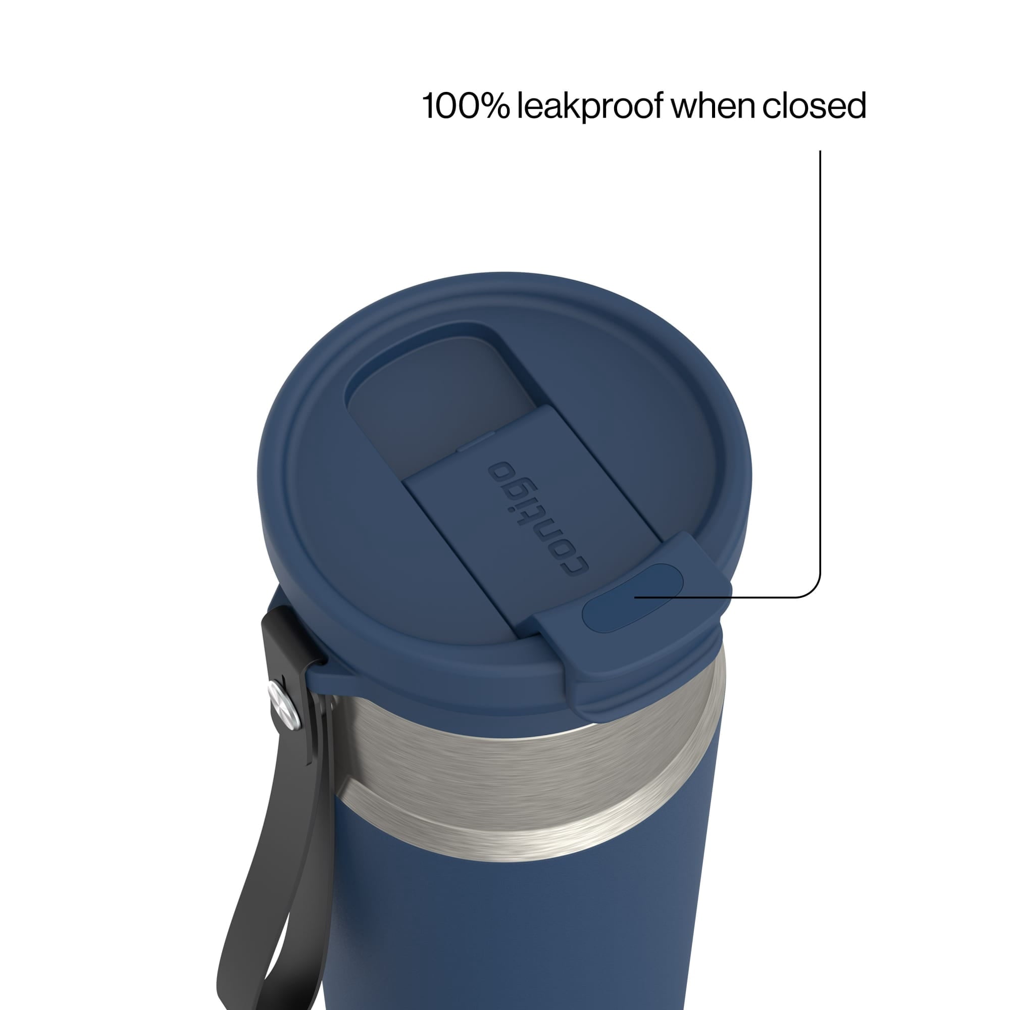 Contigo DualSip 20 oz Leakproof Insulated Water Bottle with 2-Way Lid - ZBSI