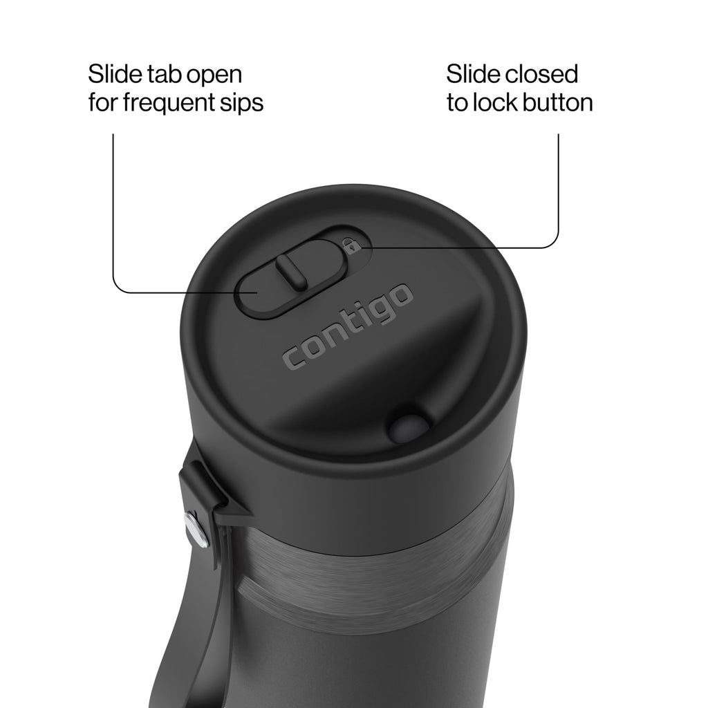 Contigo AutoSeal 16 oz Leakproof Water Bottle with Carrying Strap - FZCD