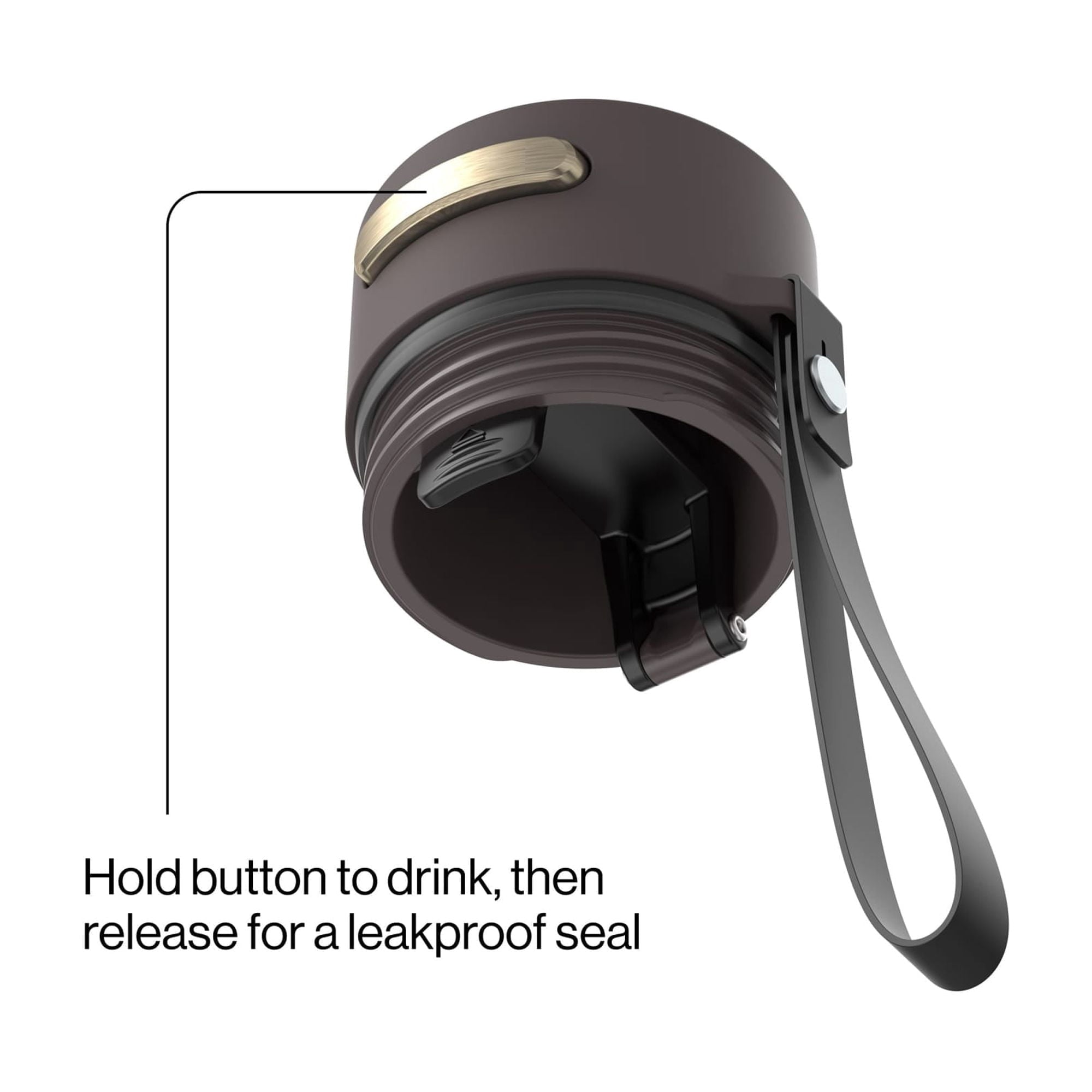 Contigo AutoSeal 16 oz Leakproof Water Bottle with Carrying Strap - FZCD