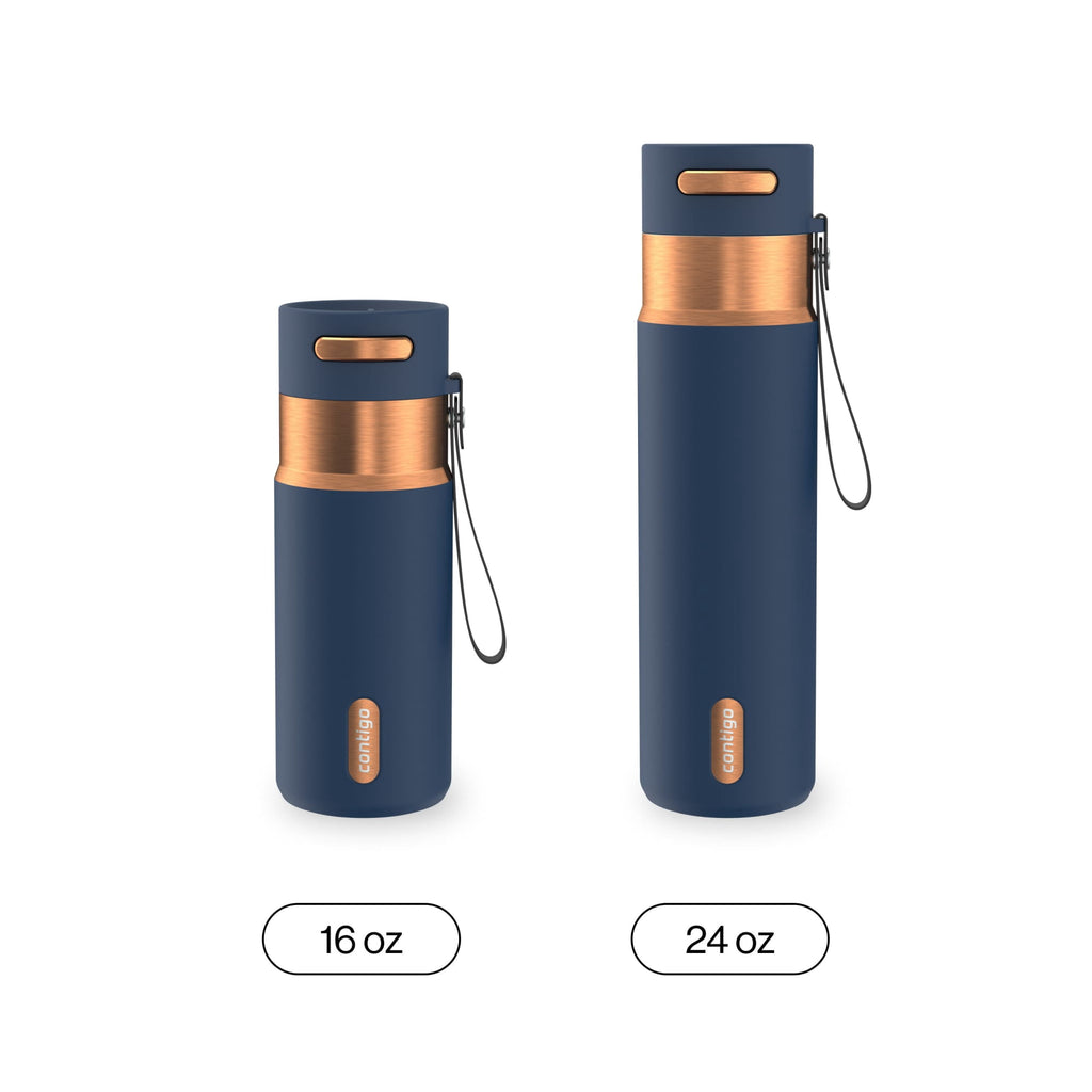 Contigo AutoSeal 16 oz Leakproof Water Bottle with Carrying Strap - FZCD
