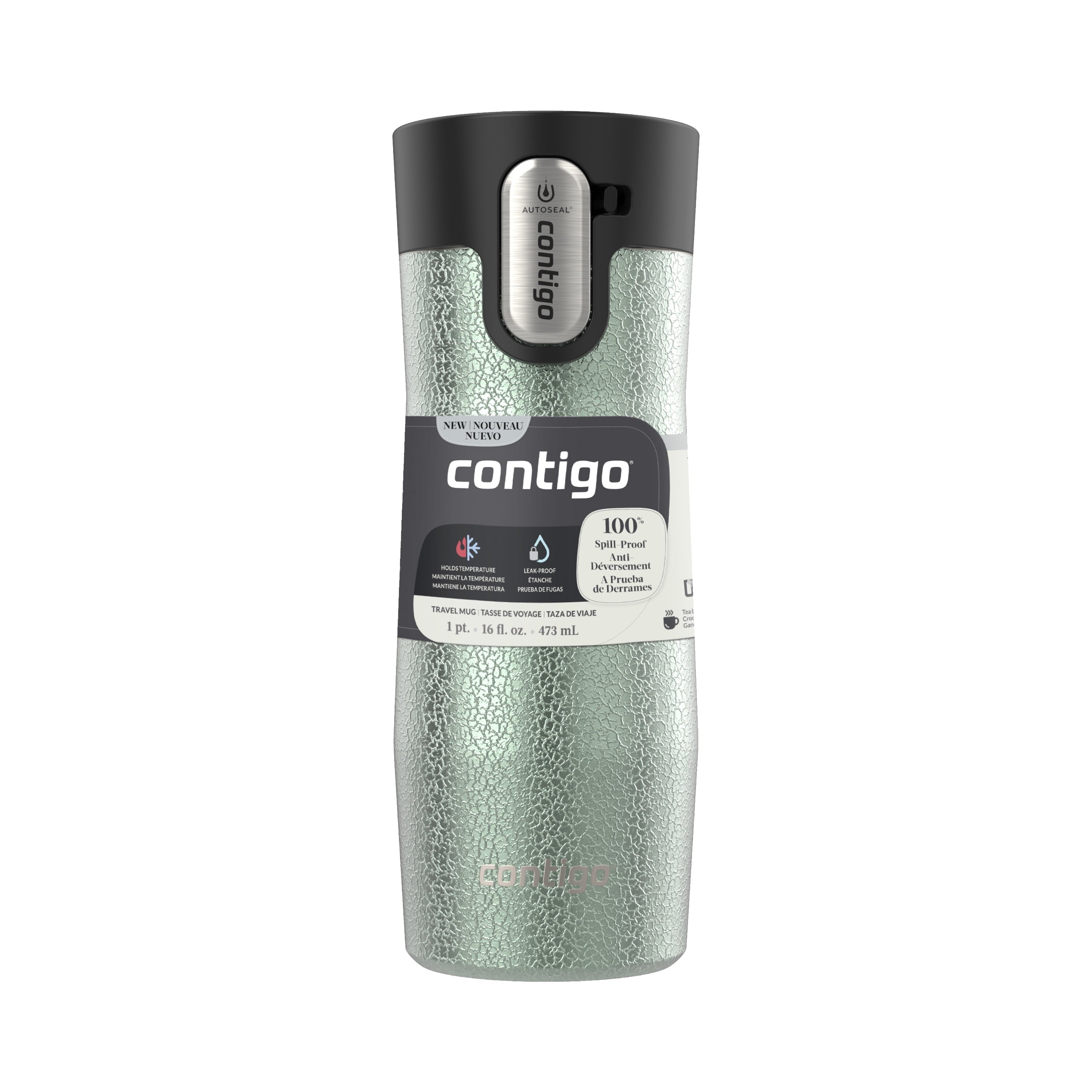 Contigo AUTOSEAL West Loop Vacuum-Insulated Stainless Steel Travel Mug with Easy-Clean Lid, 16 oz - 4CHO