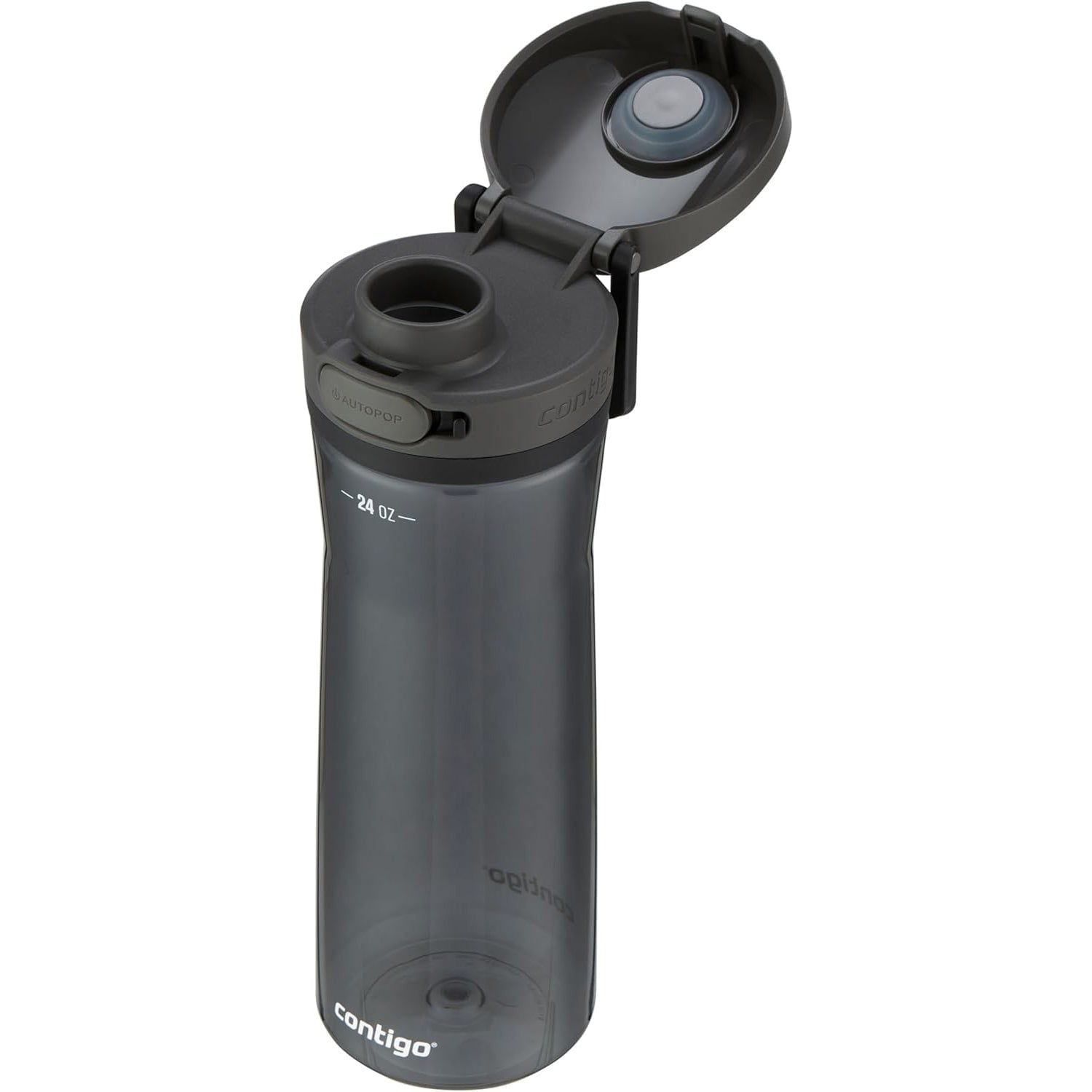 Contigo - Water Bottle with Leak-Proof and Locking Lid, BPA Free, 709ml Capacity, Black - 9OMB