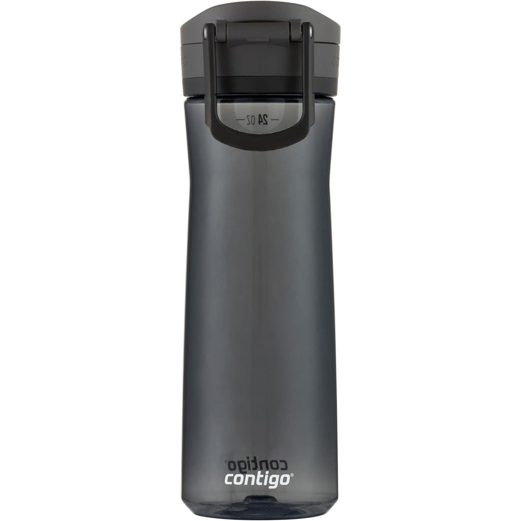 Contigo - Water Bottle with Leak-Proof and Locking Lid, BPA Free, 709ml Capacity, Black - 9OMB