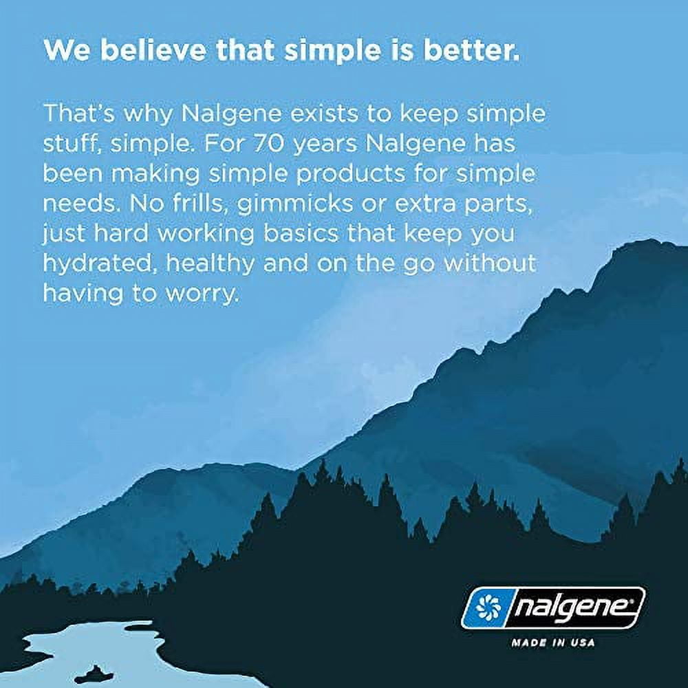 Nalgene Tritan OTF Water Bottle: 24oz, Glacial Blue - Z9UZ