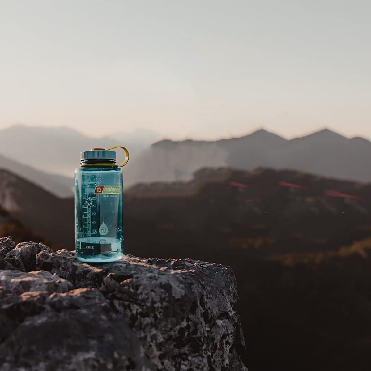 Nalgene Tritan OTF Water Bottle: 24oz, Glacial Blue - Z9UZ