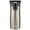 Contigo AUTOSEAL West Loop 2.0 Travel Mug, 16 oz., Stainless Steel with Black Button - INVB