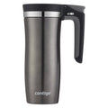 Contigo Autoseal Vacuum Insulated 16 Ounce Stainless Steel Gunmetal Travel Mug with Easy Lid - 3GUP