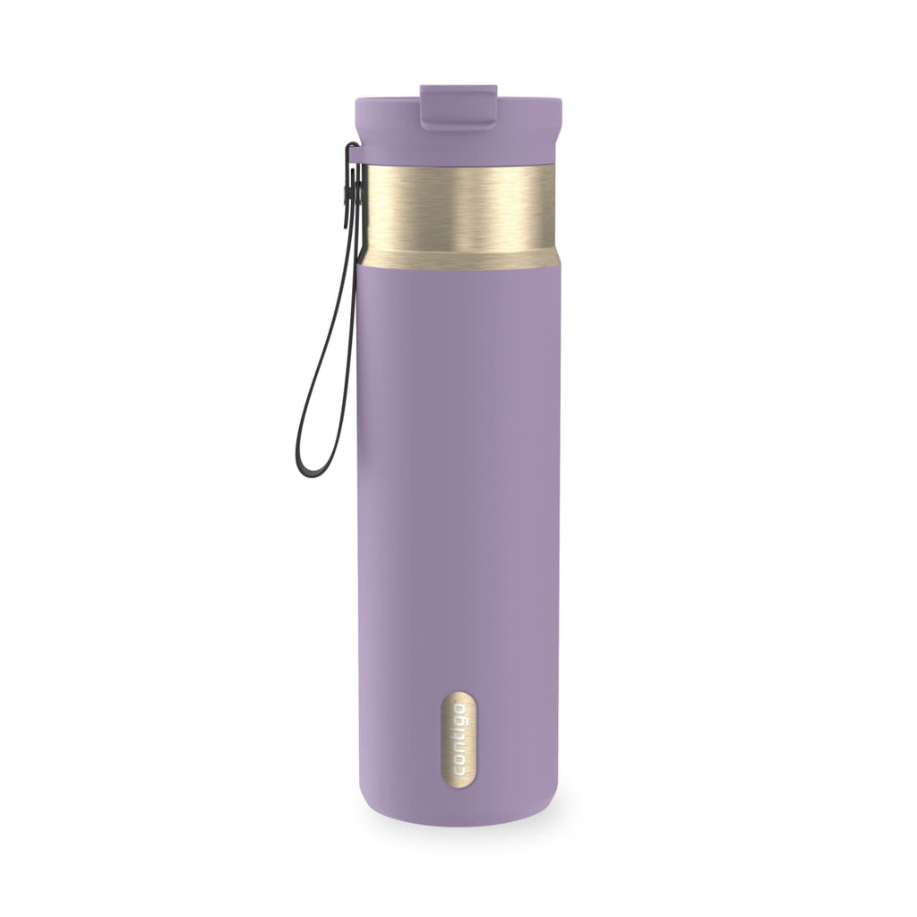 Contigo DualSip 24 oz Leakproof Insulated Water Bottle with Carrying Strap and 2-Way Lid - KKY1