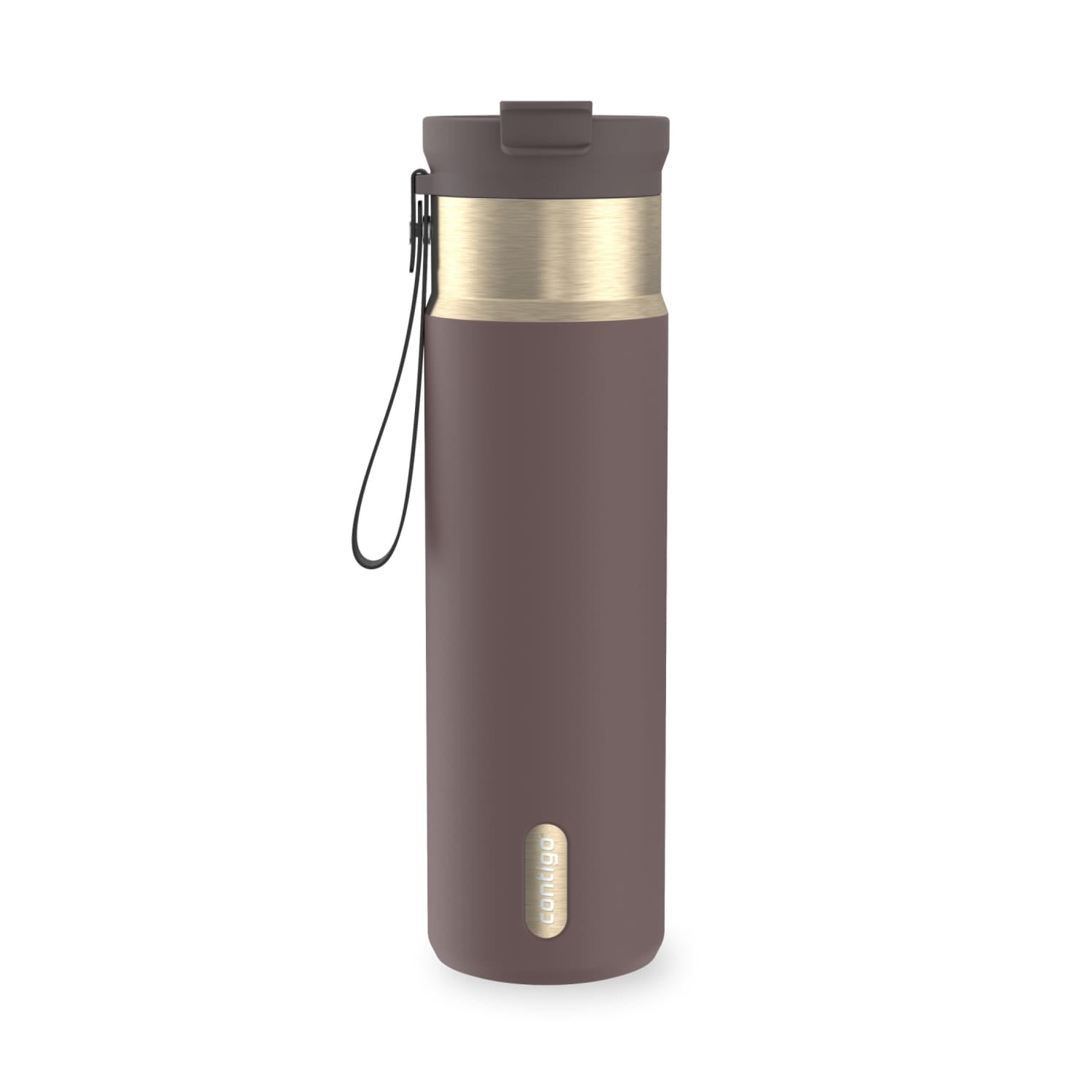 Contigo DualSip 24 oz Leakproof Insulated Water Bottle with Carrying Strap and 2-Way Lid - KKY1