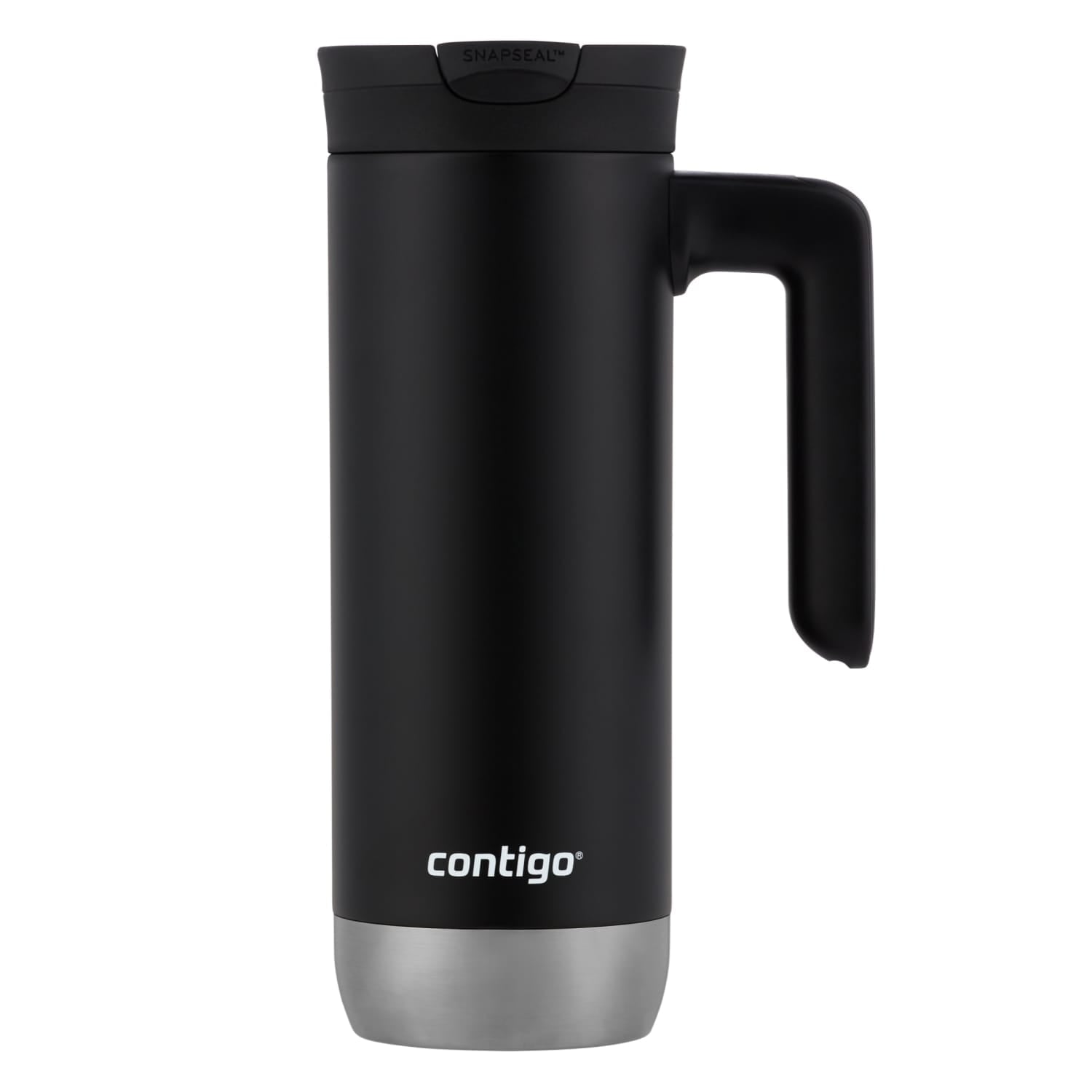 Contigo Huron 2.0 Stainless Steel Travel Mug with SNAPSEAL Lid and Handle in Black, 20 fl oz. - I5GP