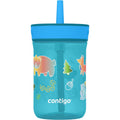 Contigo Kid's 14 oz. Leighton Tumbler with Straw - Juniper/Blue Forest - H6YD