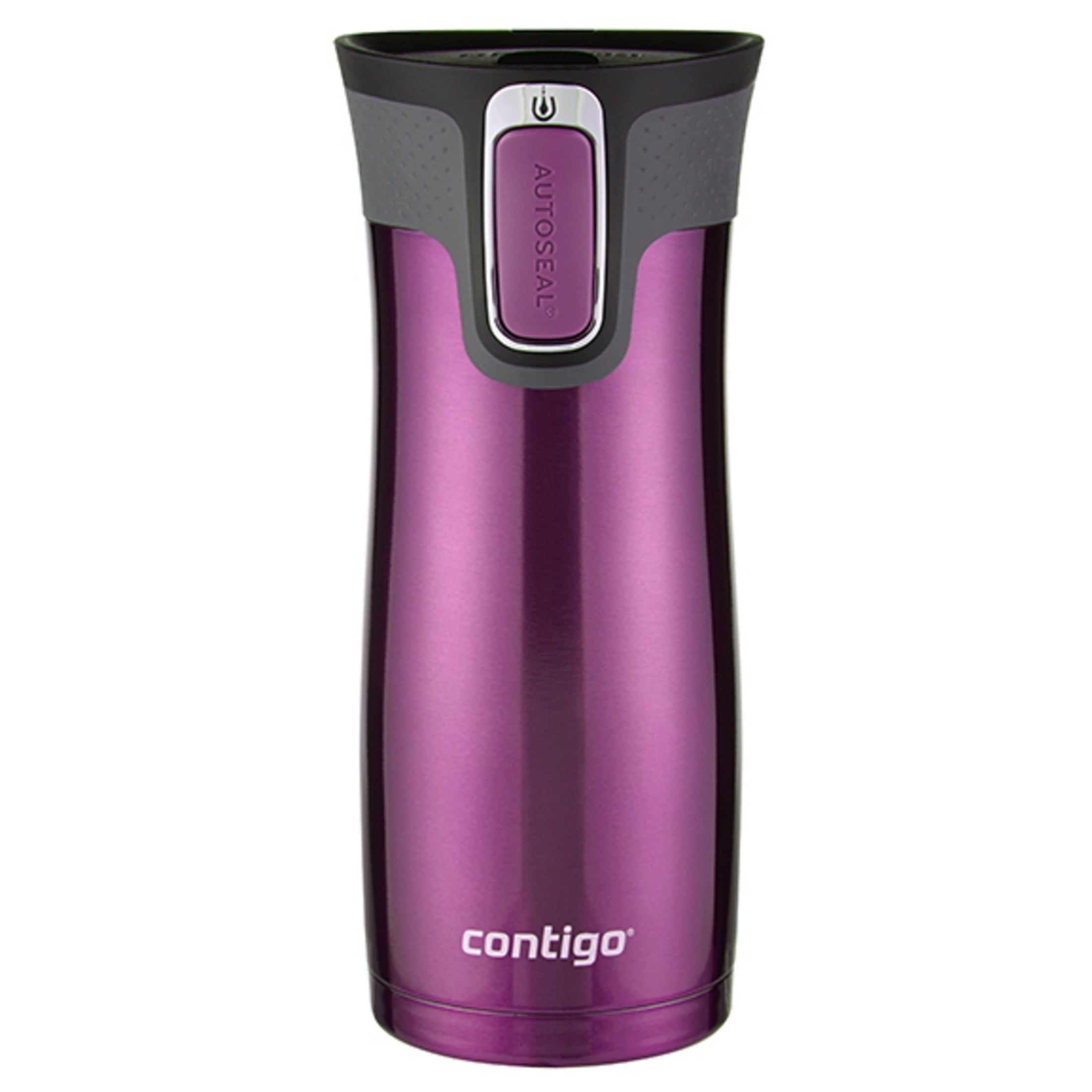 Contigo AUTOSEAL West Loop 2.0 Travel Mug, 16 oz., Stainless Steel with Black Button - INVB