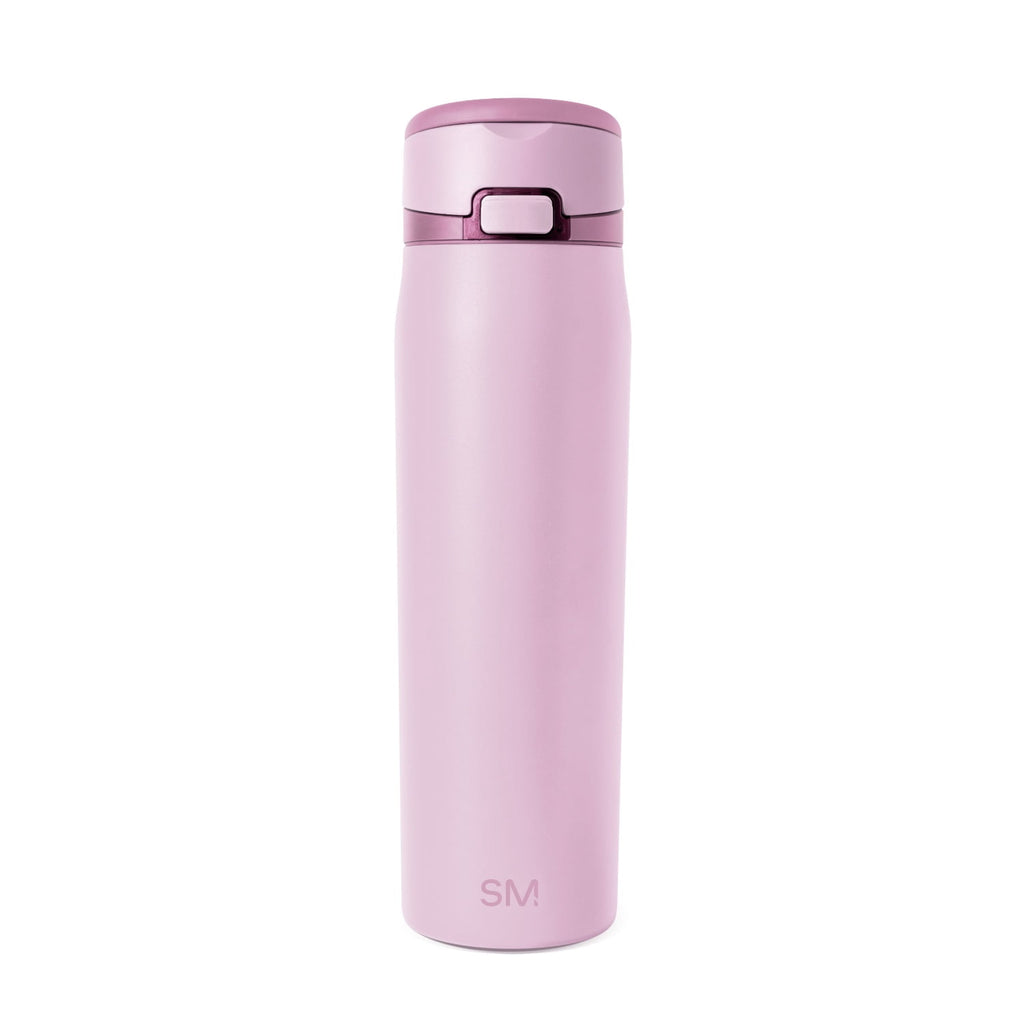 Simple Modern 24oz Mesa Loop Water Bottle with Covered Spout | Pink Champagne - FJWJ