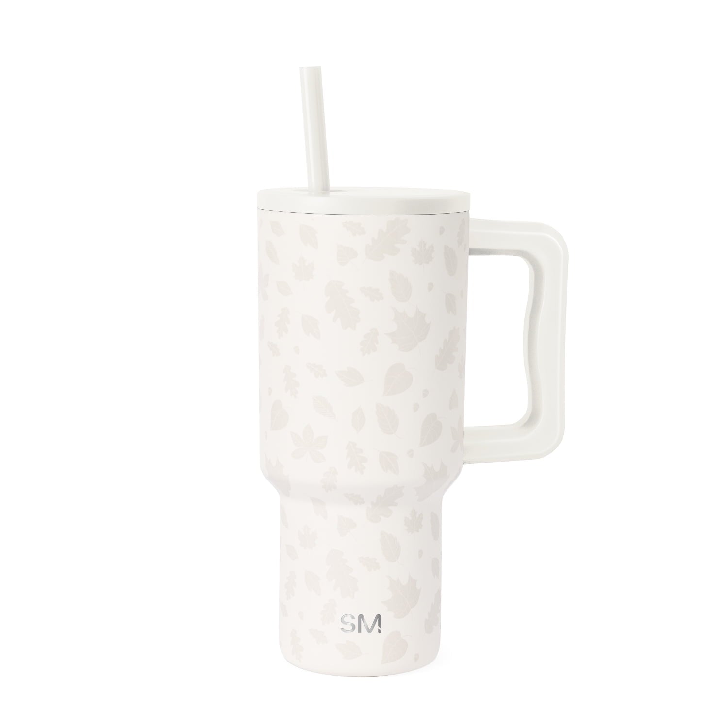 Simple Modern 30 fl oz Insulated Stainless Steel Trek Tumbler with Straw Lid | Seaglass Sage and Cream Checkmate - B21Q