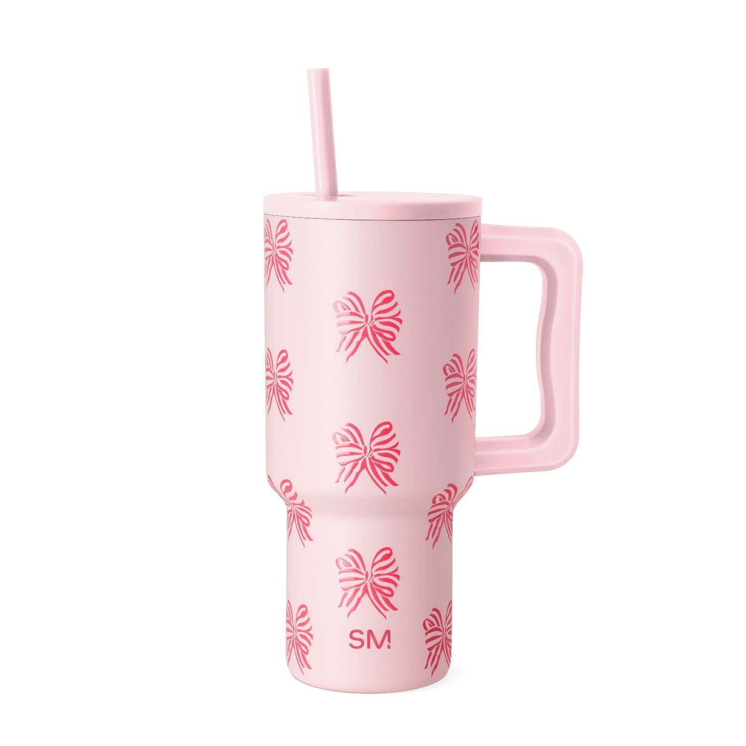 Simple Modern 30 fl oz Insulated Stainless Steel Trek Tumbler with Straw Lid | Seaglass Sage and Cream Checkmate - B21Q