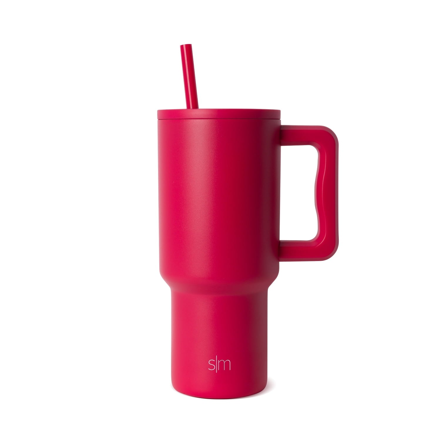 Simple Modern 30 fl oz Insulated Stainless Steel Trek Tumbler with Straw Lid | Seaglass Sage and Cream Checkmate - B21Q