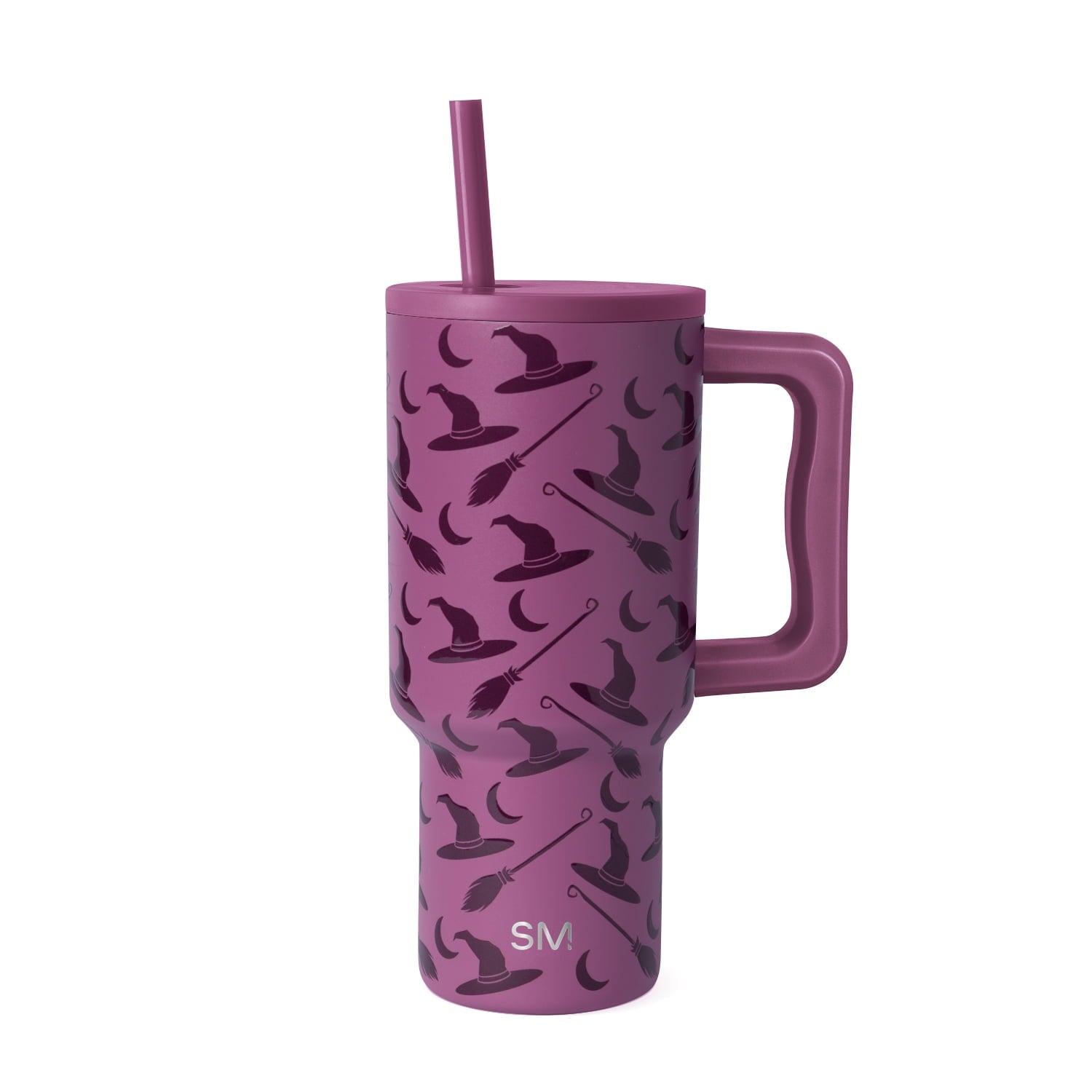 Simple Modern 30 fl oz Insulated Stainless Steel Trek Tumbler with Straw Lid | Seaglass Sage and Cream Checkmate - B21Q