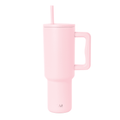 Simple Modern 40 fl oz Insulated Stainless Steel Trek Tumbler with Straw Lid | Blush - XDTJ