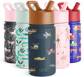 Simple Modern Summit Water Bottle Straw Lid Vacuum Insulated Stainless Steel Bottle | 14 fl oz - JCG8