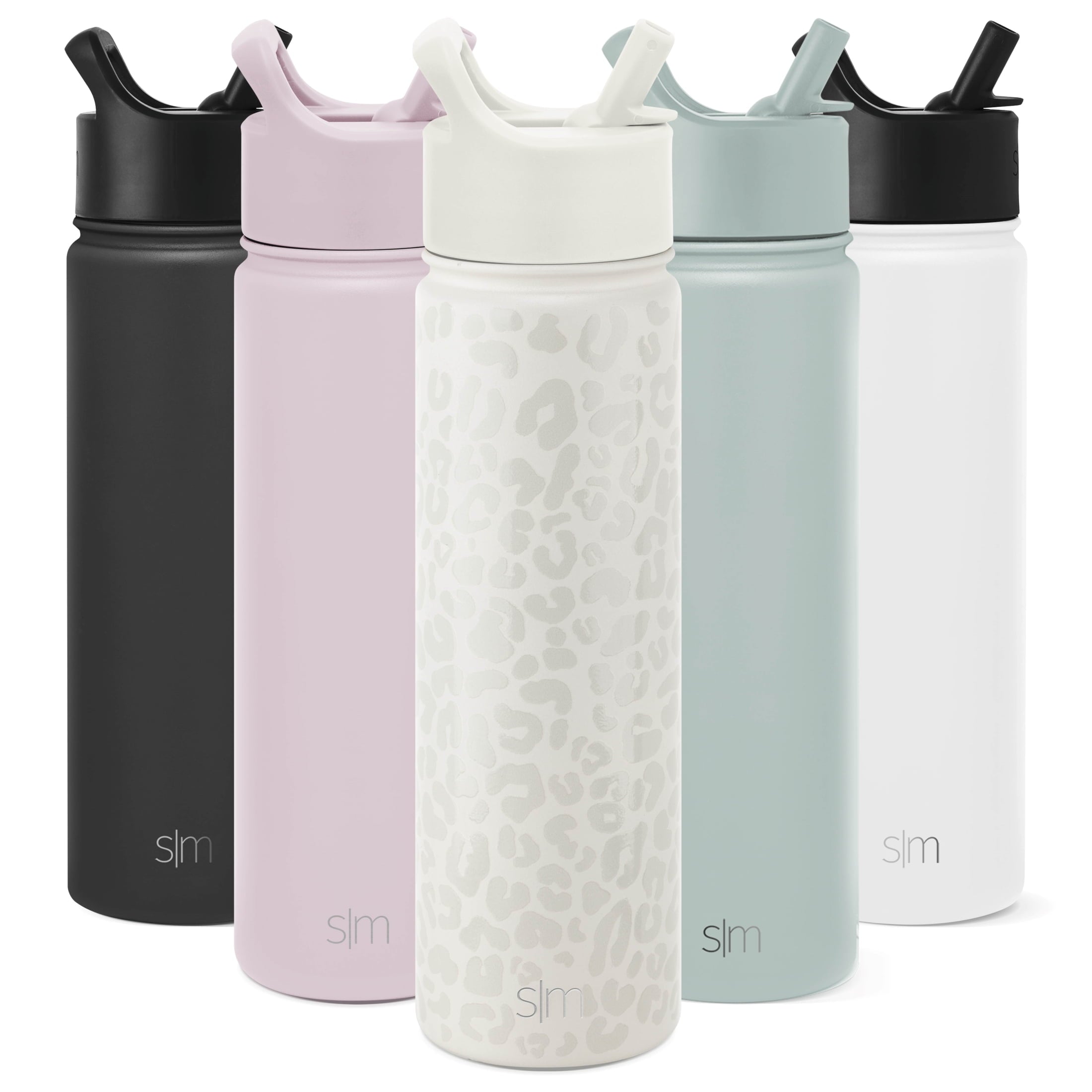 Simple Modern Summit Water Bottle Straw Lid Vacuum Insulated Stainless Steel Bottle | 22 fl oz - O1E0